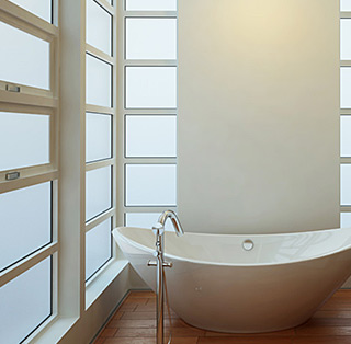 Bathroom Frosted Window Film